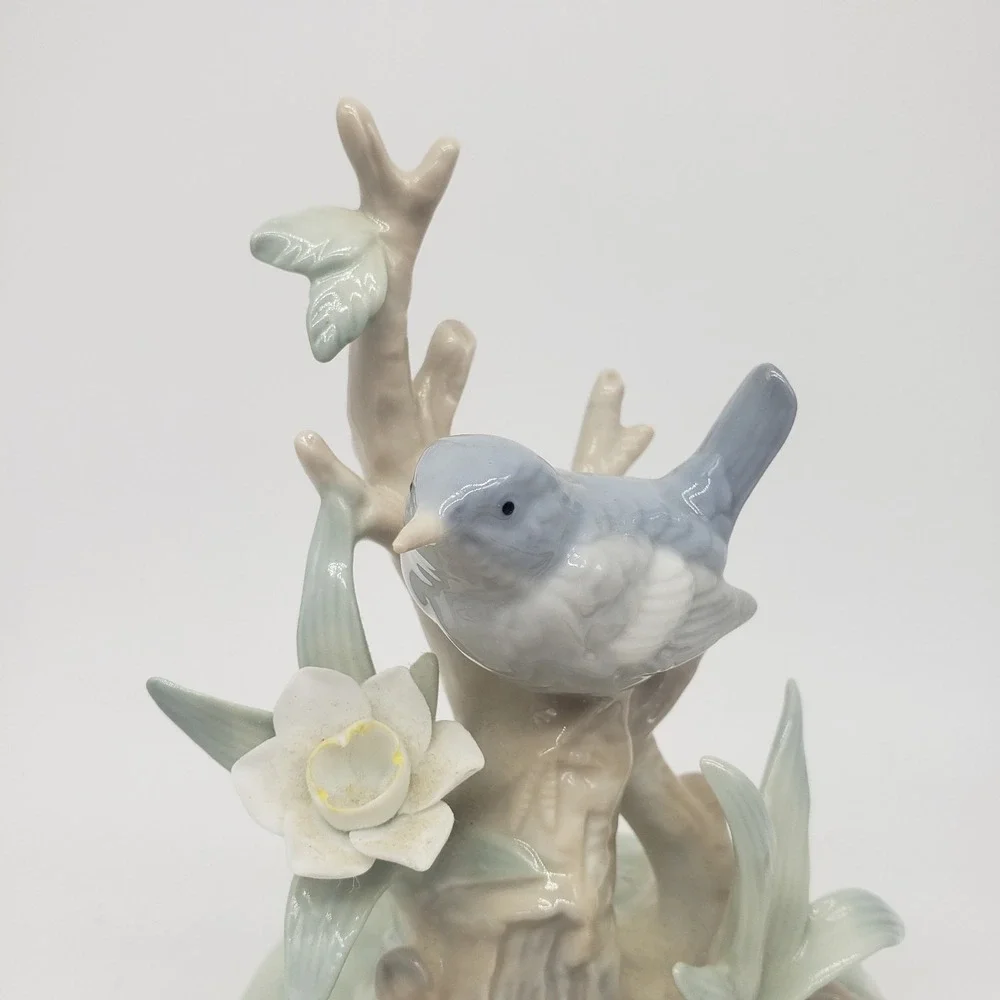 Vtg Otagiri Japan Bird‎ On Branch Music Box 
